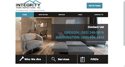 Desktop Screenshot of integrityhomeinspection.com